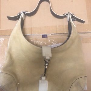 Suede hobo COACH bag